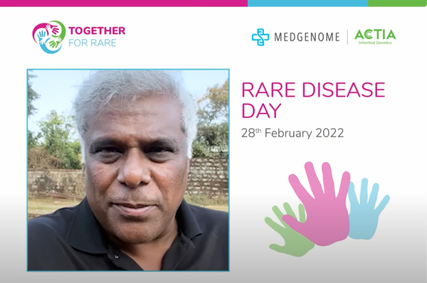 Watch the prolific Bollywood actor Ashish Vidhyarthi speak about Rare Disease