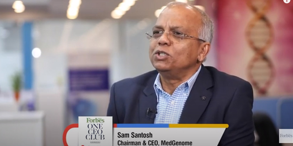On genetic sequencing of India's populance with MedGenome's Sam Santhosh