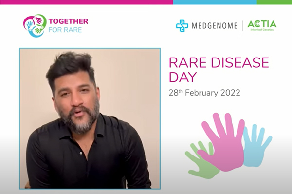 The mesmerising singer Vijay Yasudas joins MedGenome to create awareness about Rare Diseases.