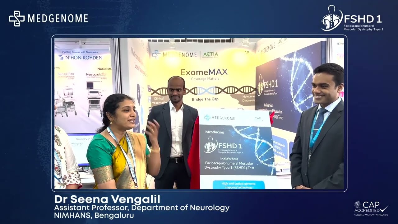 Prof. Dr. Seena Vengalil - Department of Neurology, NIMHANS talks about FSHD1 Test - MedGenome