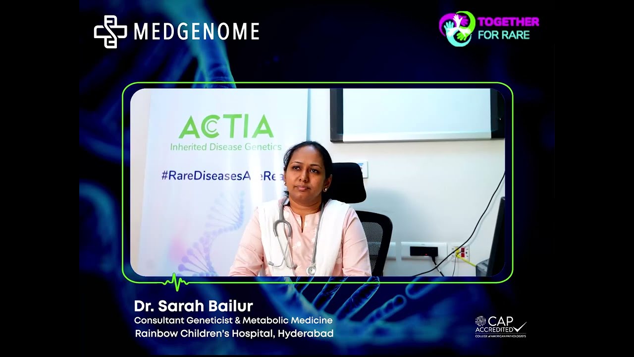 Dr Sarah Bailur, Consultant Geneticist & Metabolic Medicine | Rare Diseases | Medgenome
