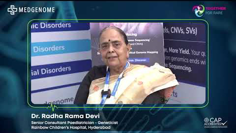 Dr Radha Rama Devi on Rare Disease Day 2024 | MedGenome
