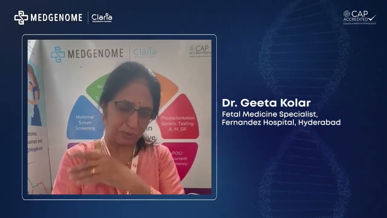 Dr. Geeta Kolar, Fetal Medicine Specialist, Fernandez Hospital, Hyderabad